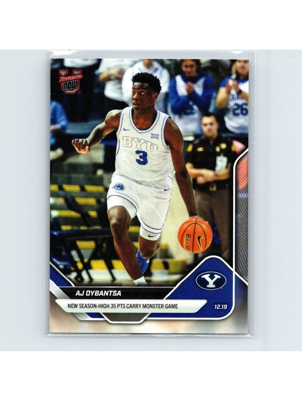 2025-26 Bowman U Now - AJ Dybantsa #35 - 35 Point Game